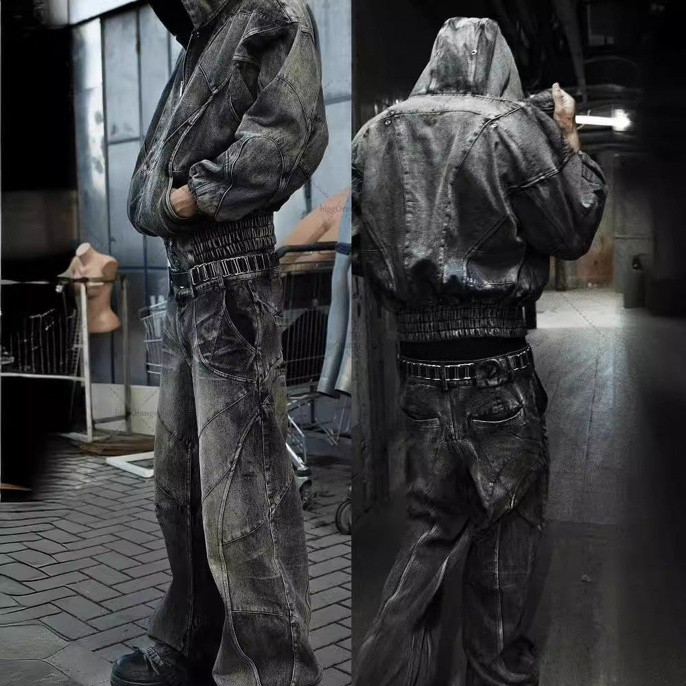 Vintage Denim Pants for Men Moodwear
