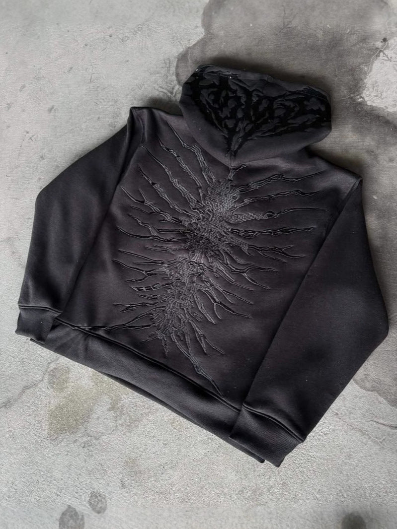 Retro Zip Hoodie Streetwear Unisex Sweatshirt Moodwear
