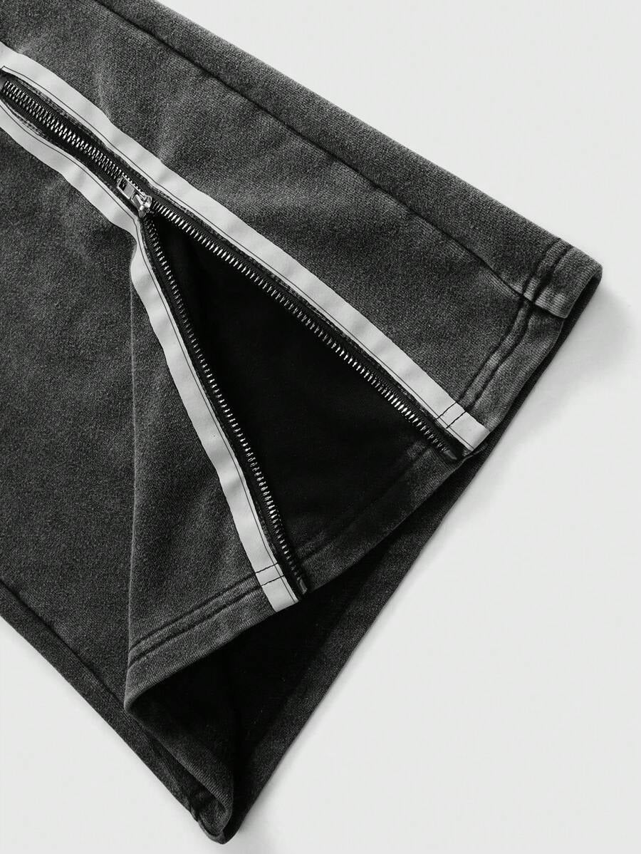 Casual Zipper Sweatpants Moodwear